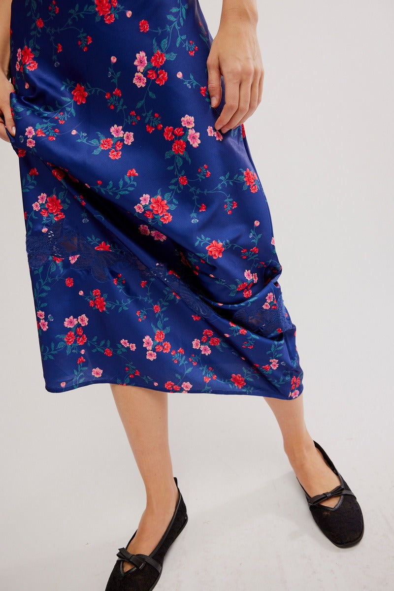 Free People - Butterfly Babe Maxi Dress in Navy Combo Blue Ox Boutique Free People - Butterfly Babe Maxi Dress in Navy Combo Blue Ox Boutique