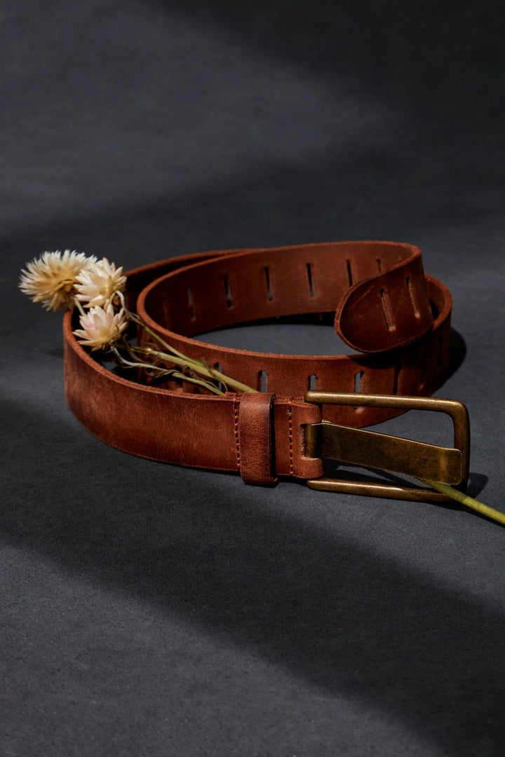 Free People - We The Free Jona Belt in Rustic Russet