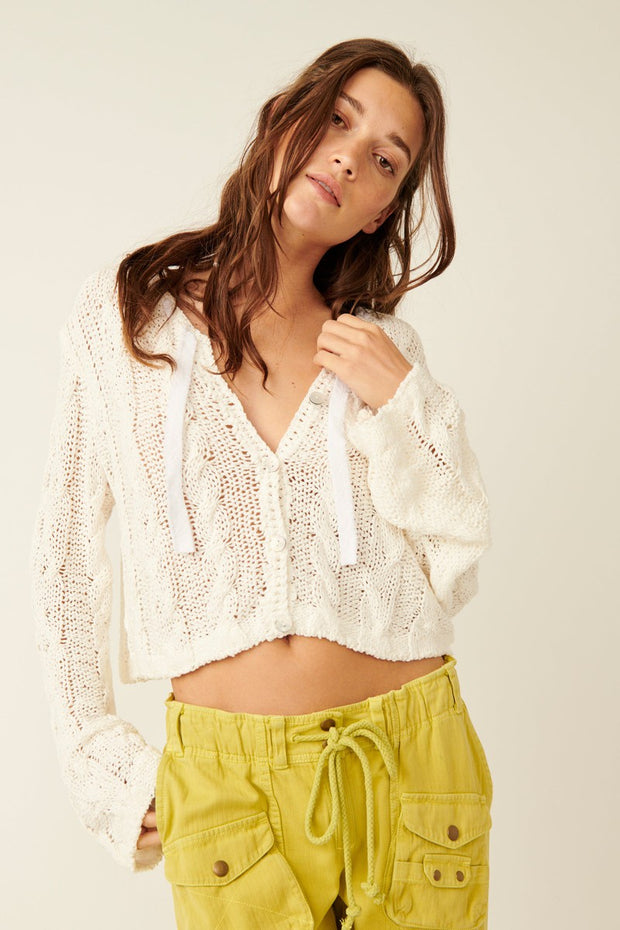 Free People - Robyn Cardi in Bright White
