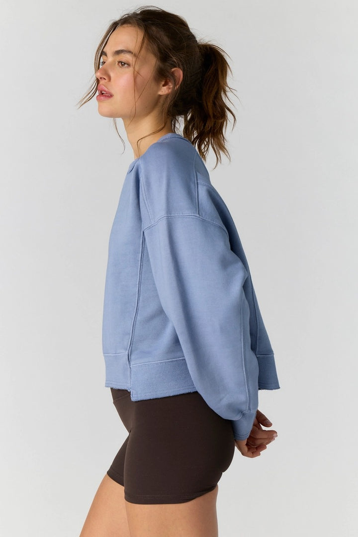Free People Movement - Intercept Pullover in Blue Ash