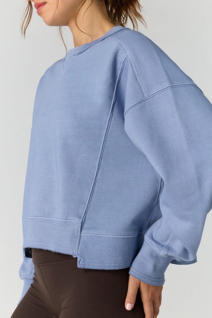 Free People Movement - Intercept Pullover in Blue Ash