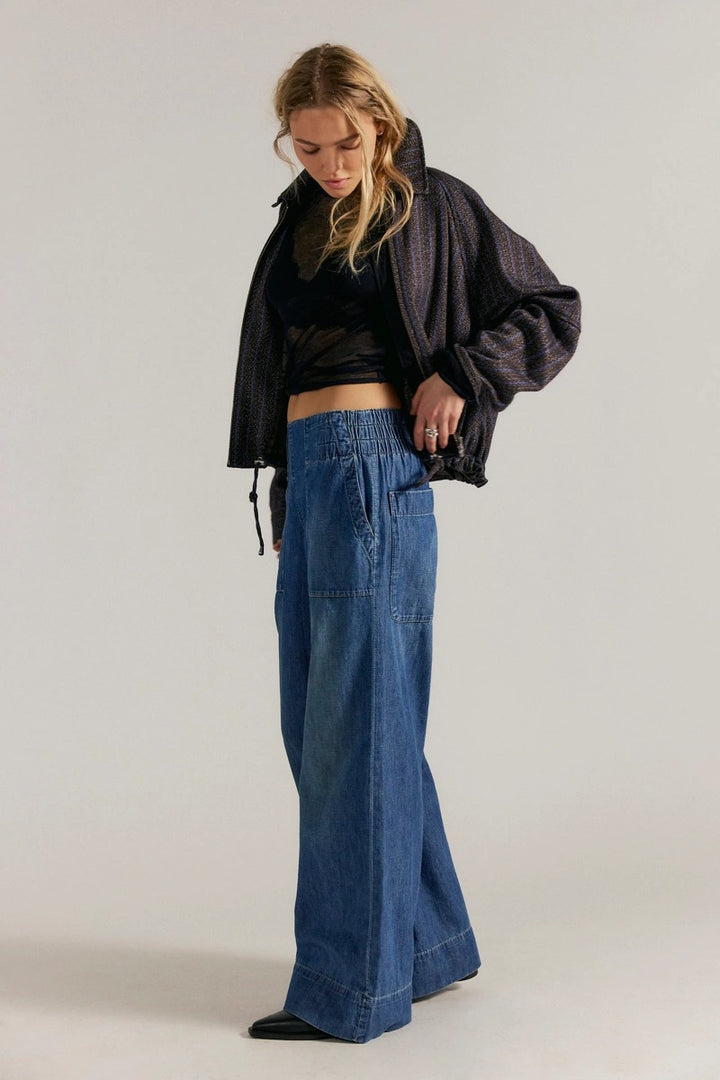 Free People - We The Free Breezy Denim Pull-On Jeans
