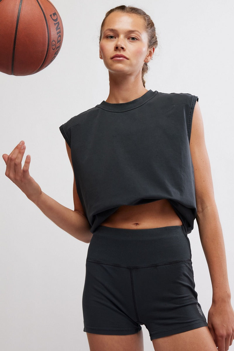 NEW FREE PEOPLE Hot Shot Crossover Set BLACK FP MOVEMENT JOGGERS & TOP SIZE XS e NEW FREE PEOPLE Hot Shot Crossover Set BLACK FP MOVEMENT JOGGERS & TOP SIZE XS e