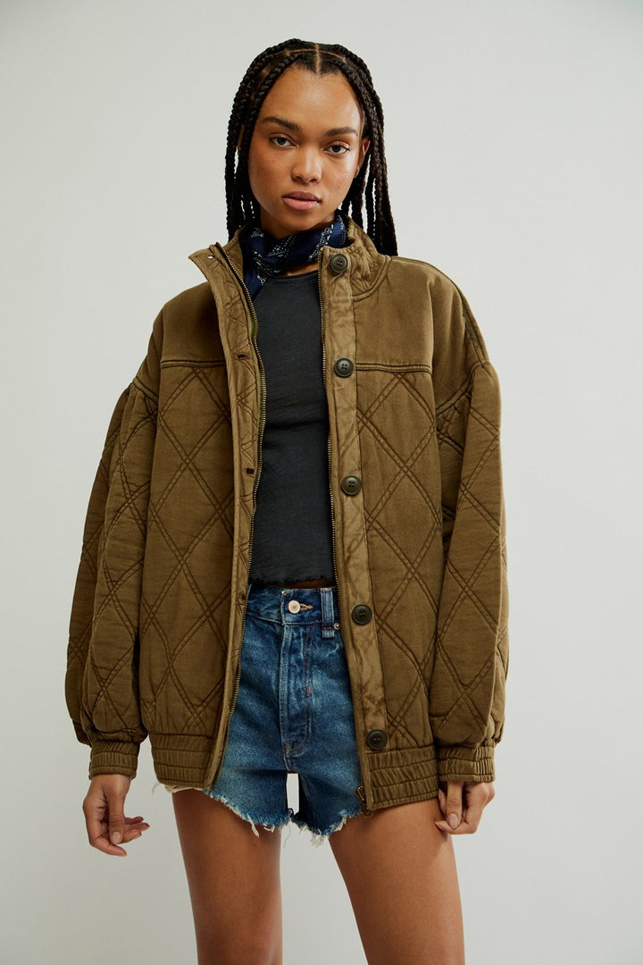 Free People - Juno Jacket in Laurel Oak