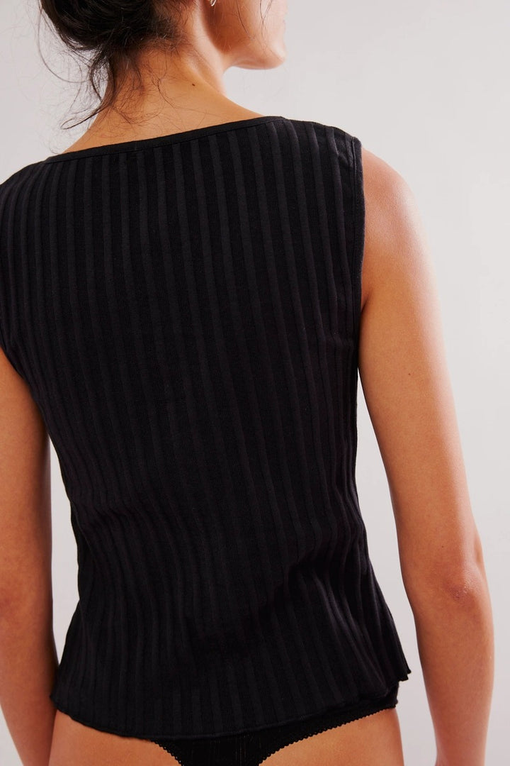 Free People - Tilly Vest in Black