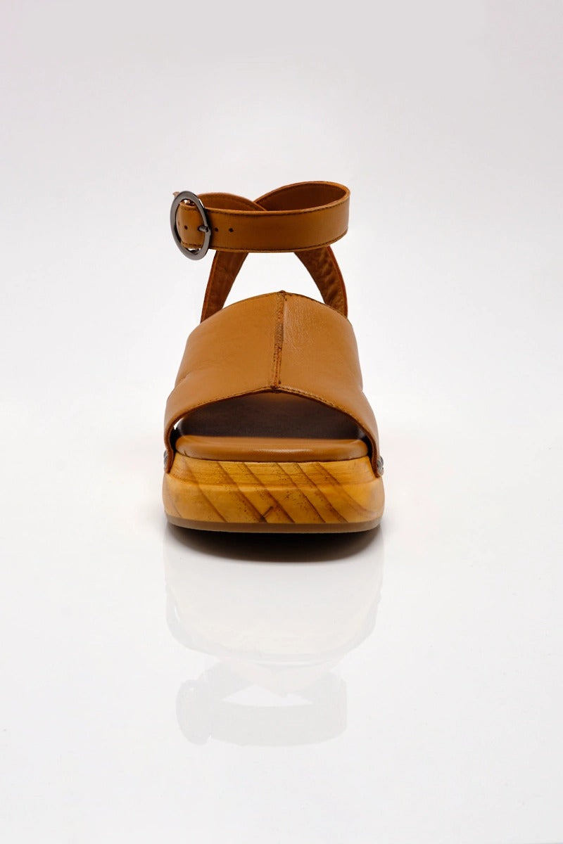 Free People - Carson Clog in Luggage Leather