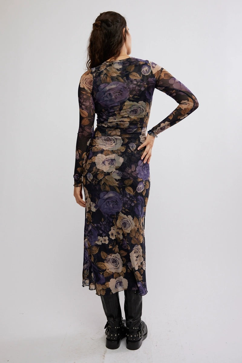 free people denim maxi dress Free People