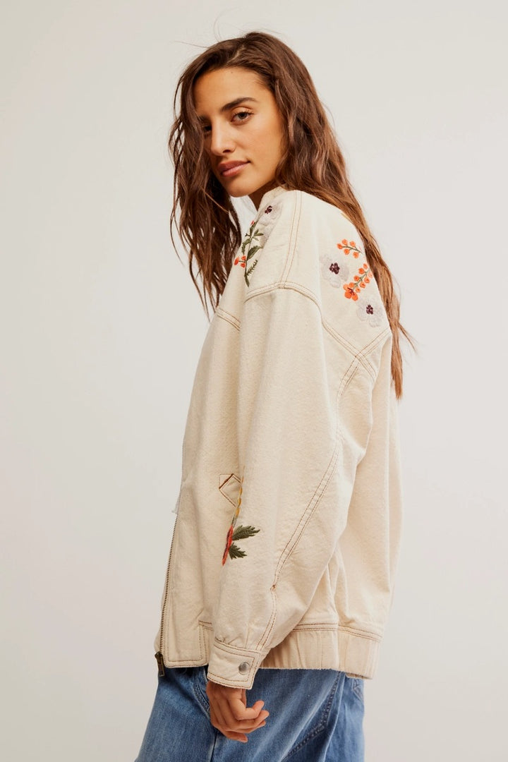 Free People - Dusty Trails Coat in Ivory Combo