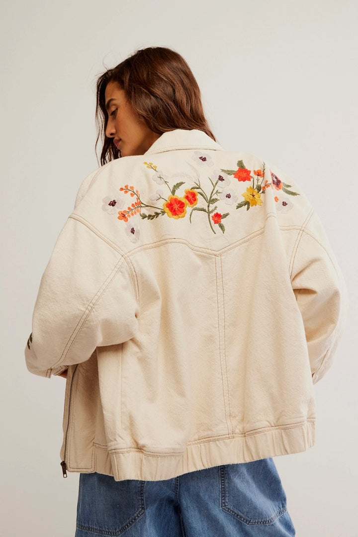 Free People - Dusty Trails Coat in Ivory Combo
