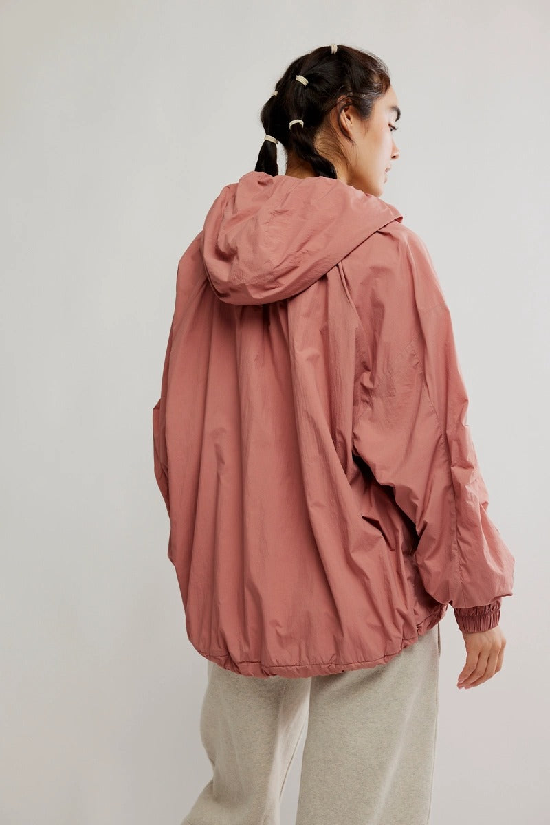 Free People Movement - Explore More Fleece Jacket in Petal Pink