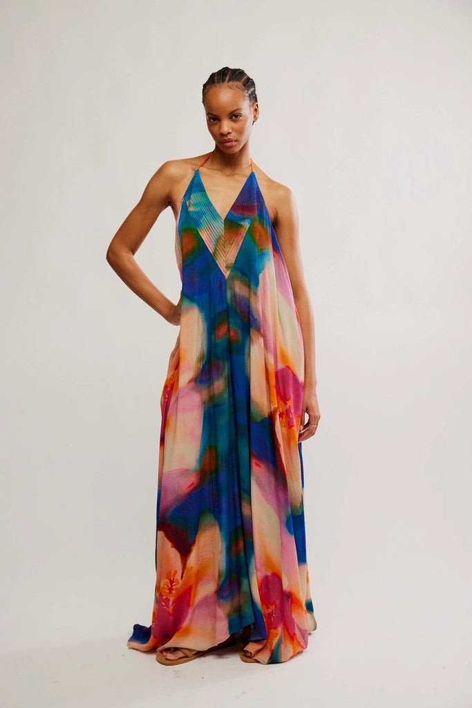 Free People - Catalina Maxi Dress in Sunset Combo – Blue Ox