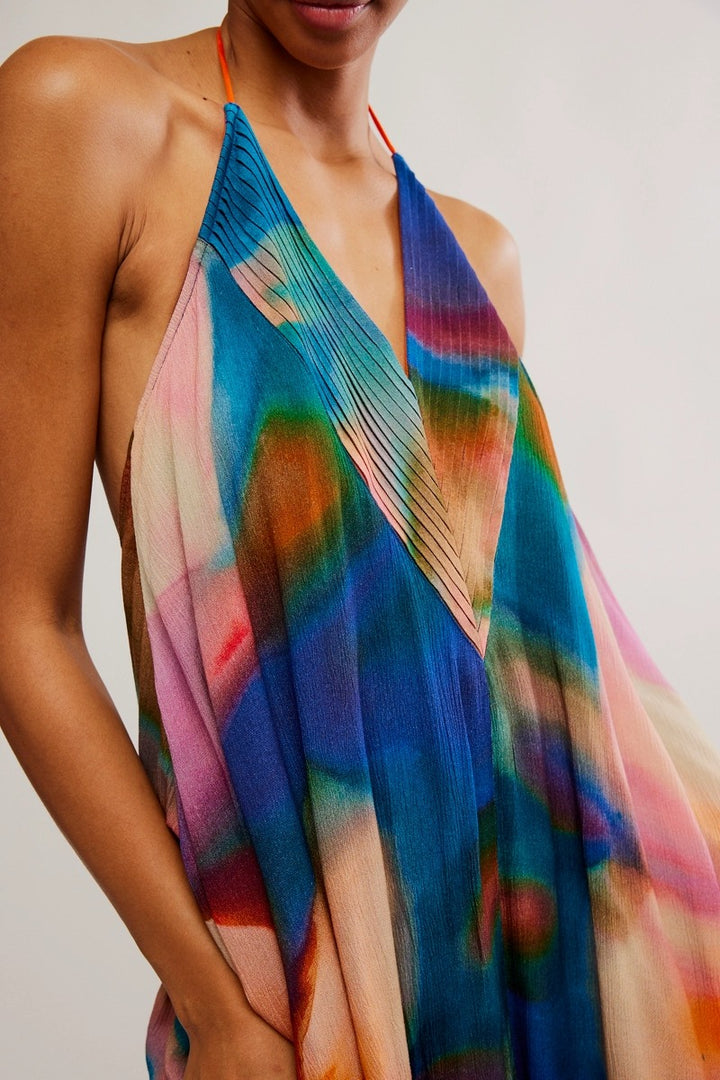 Free People - Catalina Maxi Dress in Sunset Combo