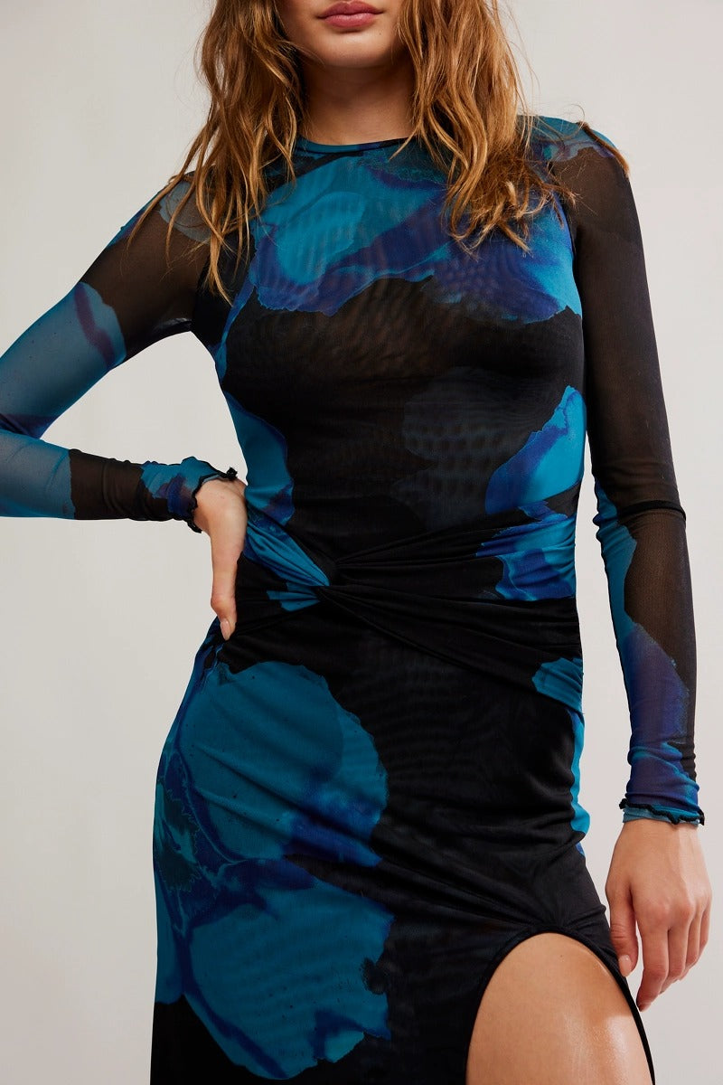 Free People - Gianni Maxi Dress in Night Combo Blue Ox Boutique Free People - Gianni Maxi Dress in Night Combo Blue Ox Boutique