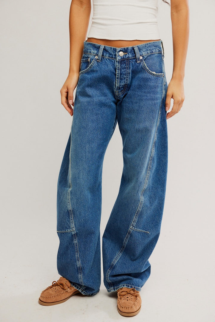 Free People - Fable Twisted Seam Jean in Heartsong