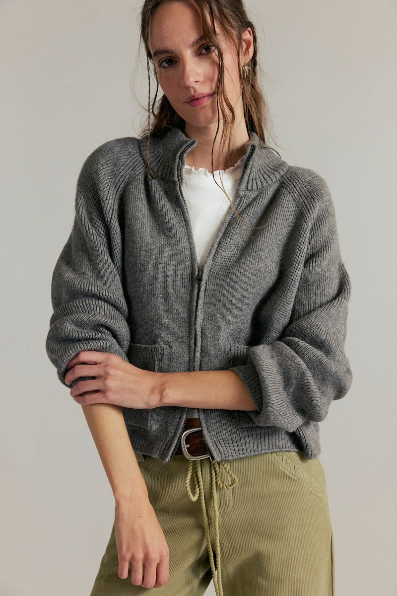 Free People - We The Free On It Zip-Up Cardigan