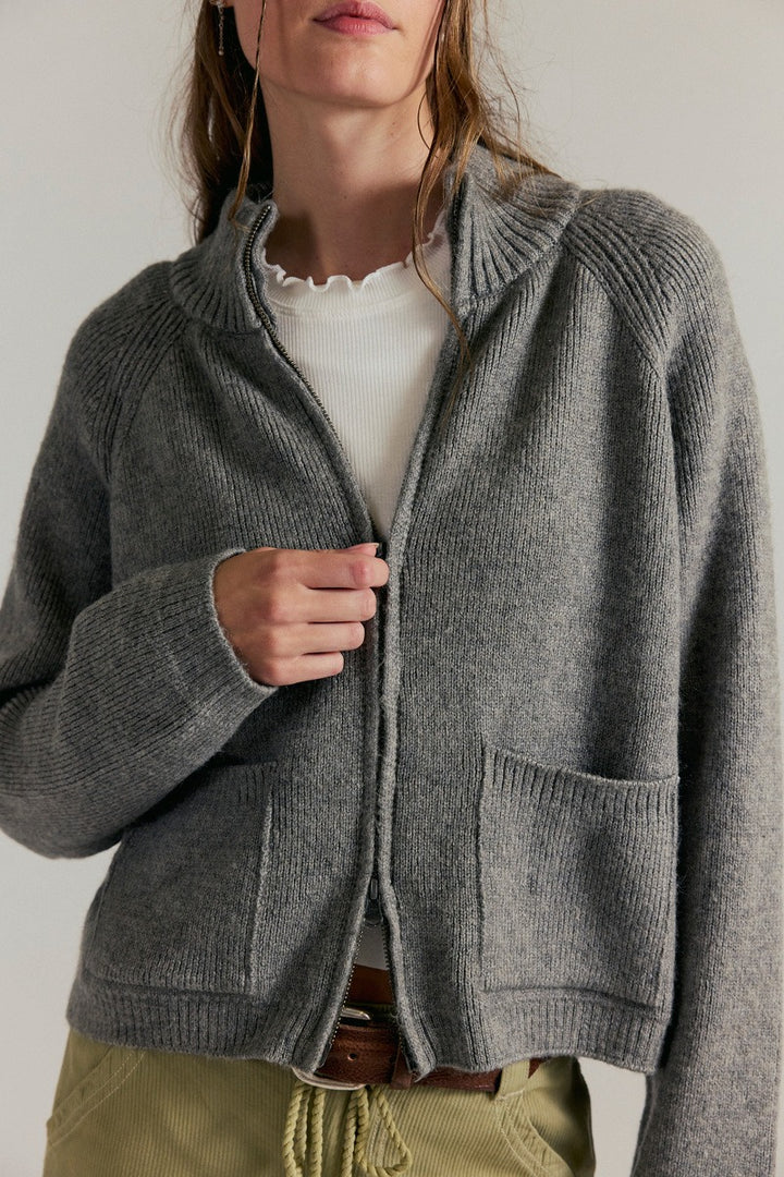 Free People - We The Free On It Zip-Up Cardigan