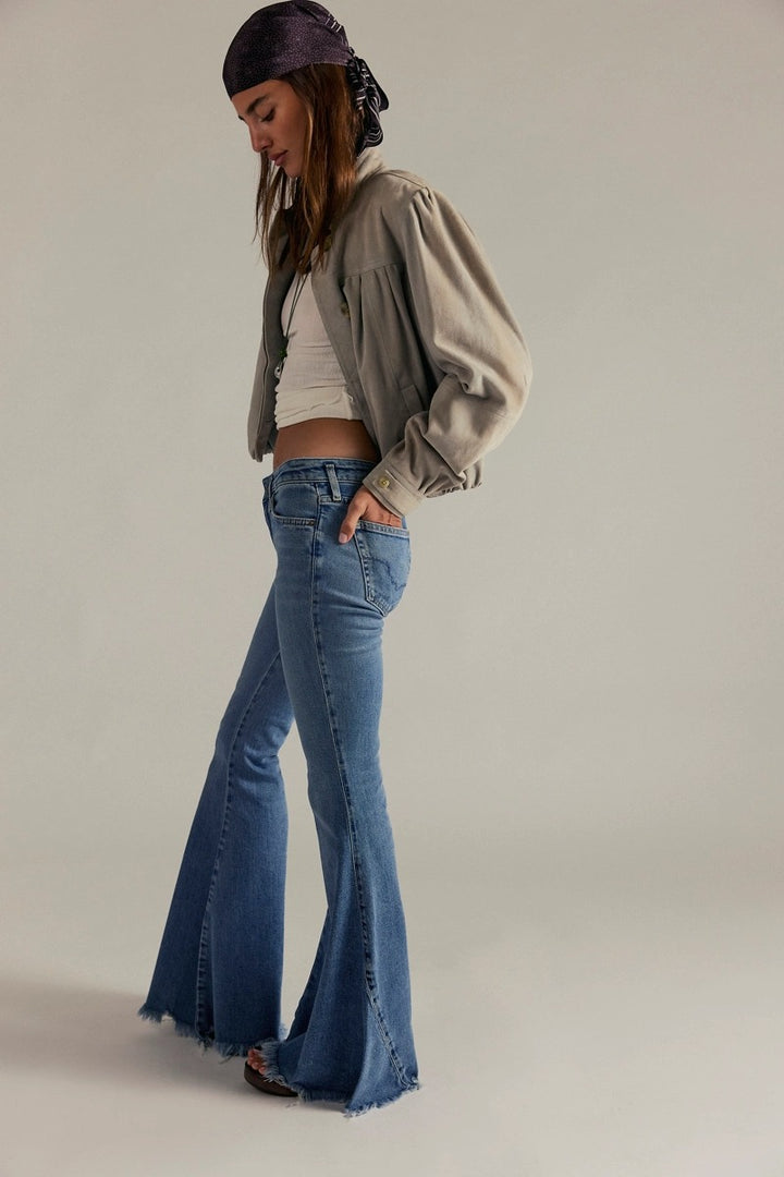 Free People - We The Free Emre Low-Rise Flare Jeans