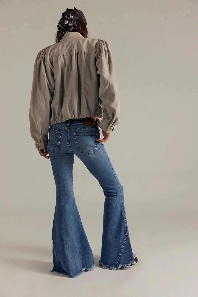Free People - We The Free Emre Low-Rise Flare Jeans