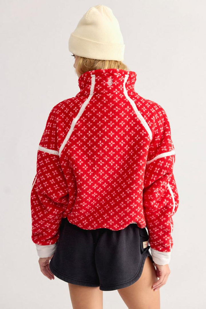 Free People Movement - Mountain High Printed Half-Zip Fleece