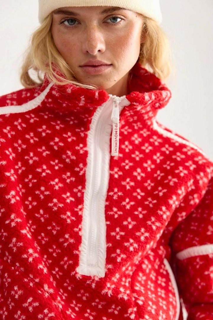 Free People Movement - Mountain High Printed Half-Zip Fleece
