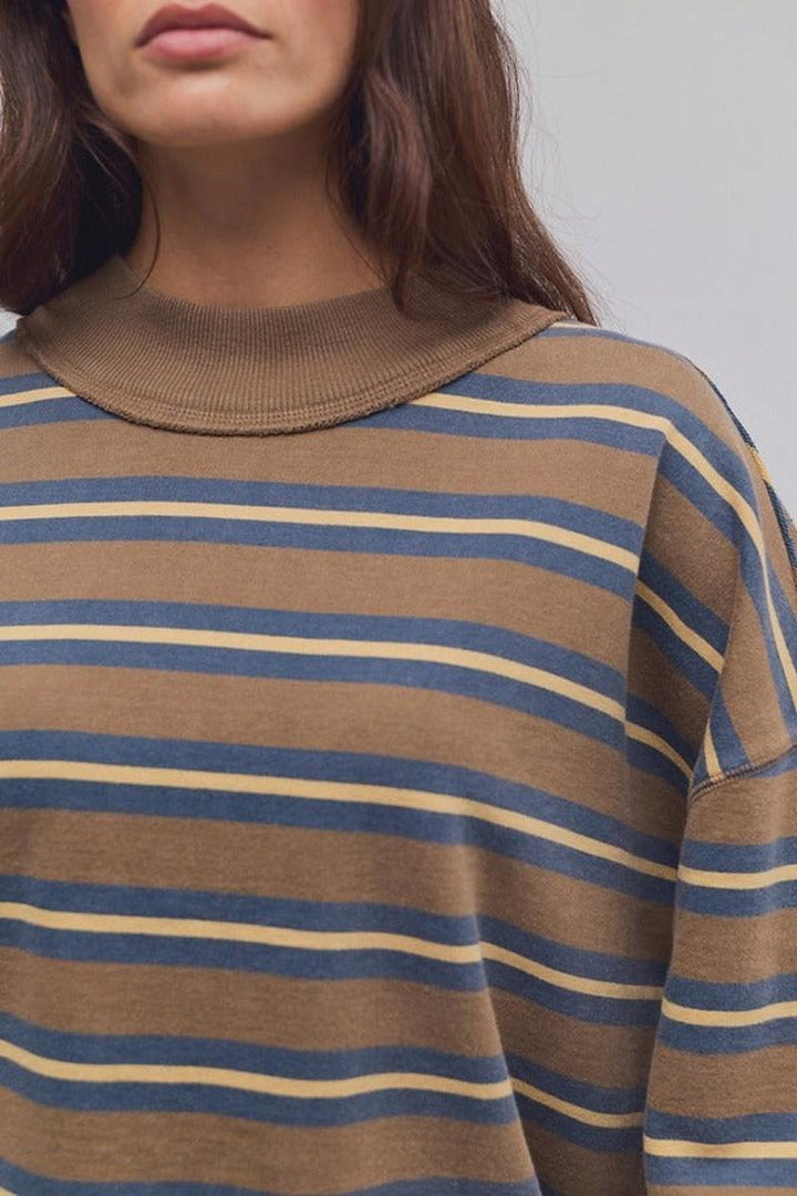 Free People - Palm Springs Striped Pullover