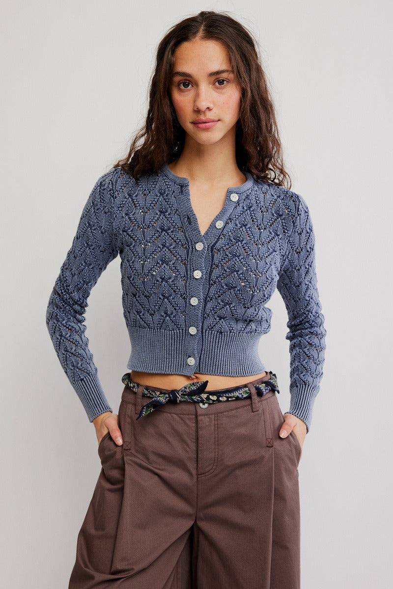 Free People - Pretty In Pointelle Cardi