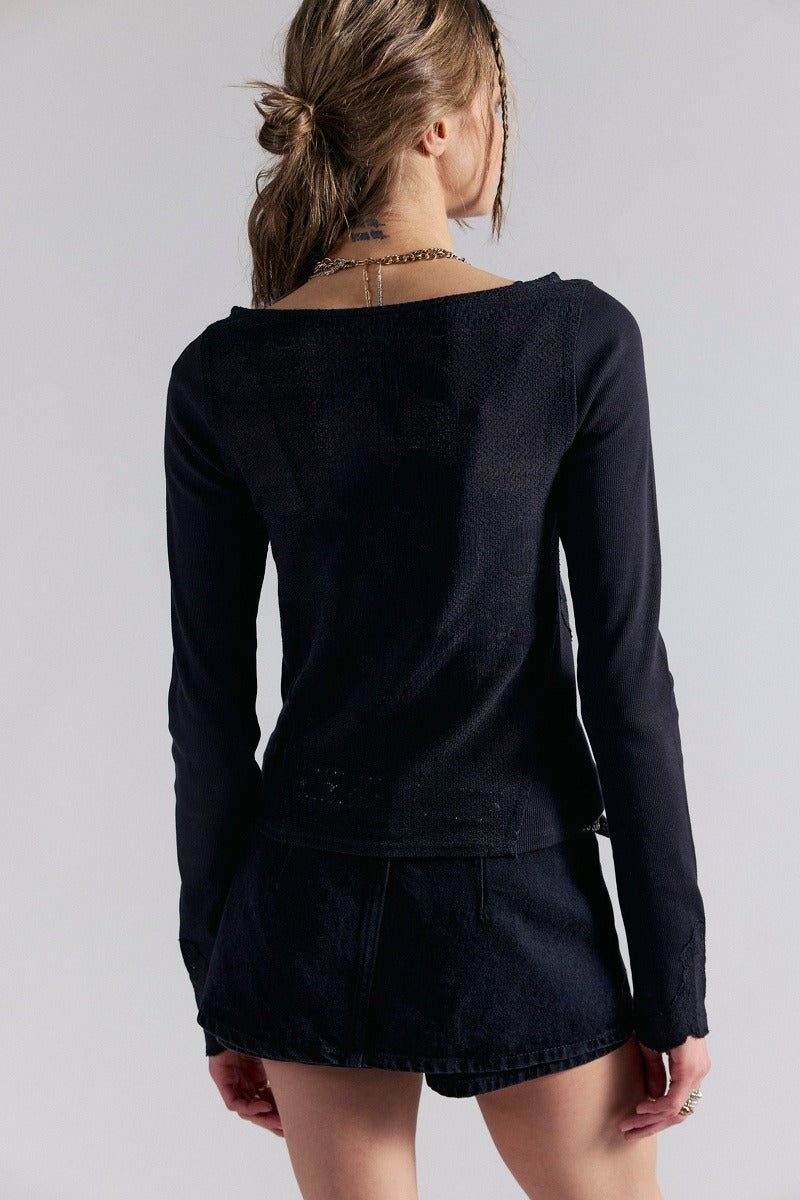 Free People - Delilah Long Sleeve Top