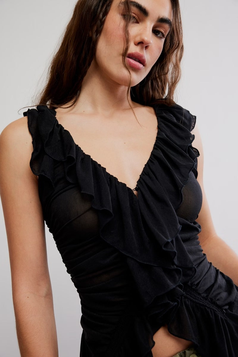 Free People - Blythe Ruffle Top