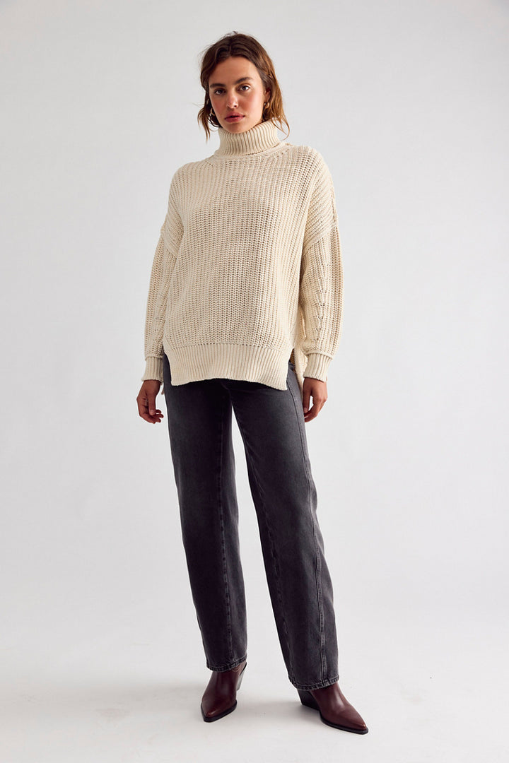 Free People - We The Free Worn Thru Turtleneck Sweater