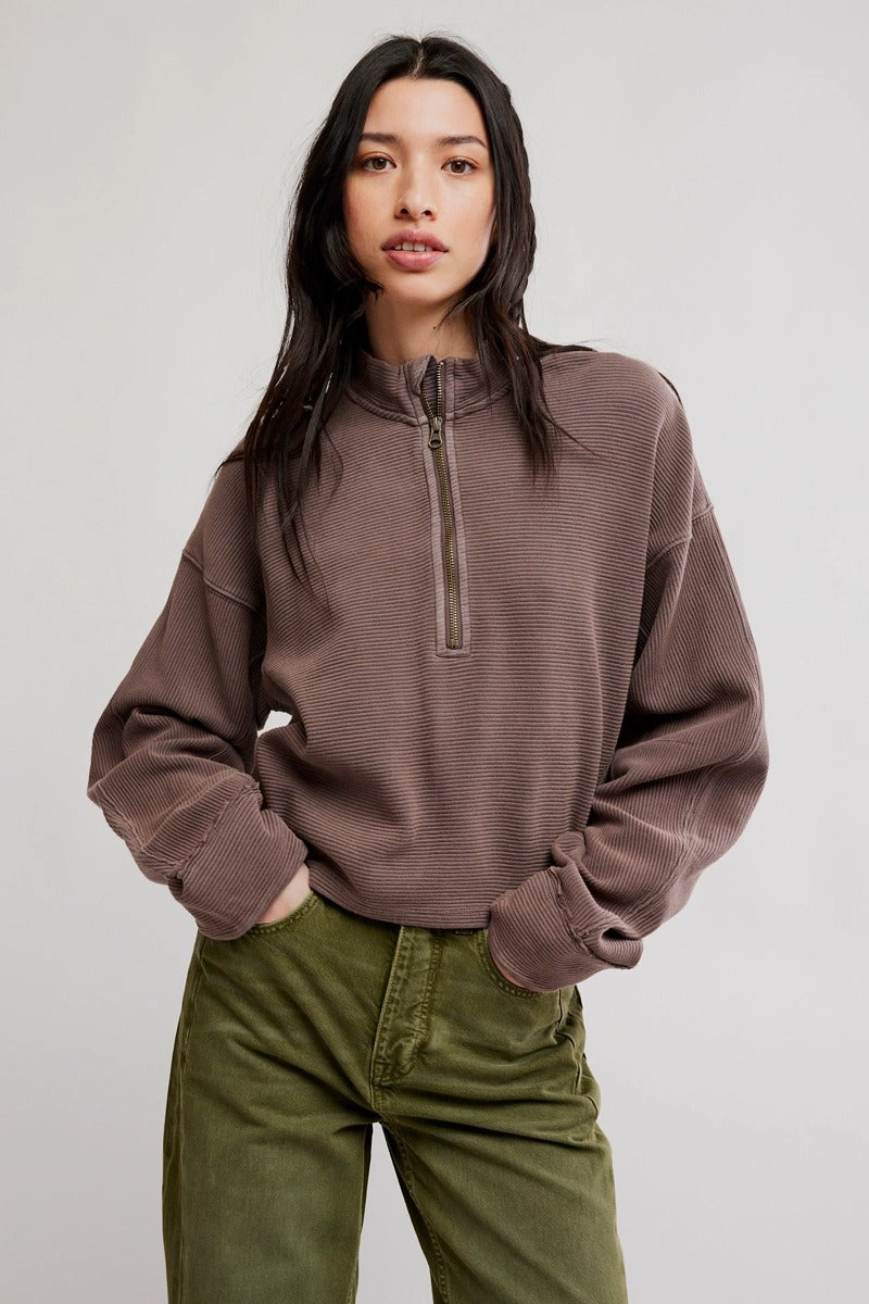 Free People - We The Free Celeste Quarter Zip