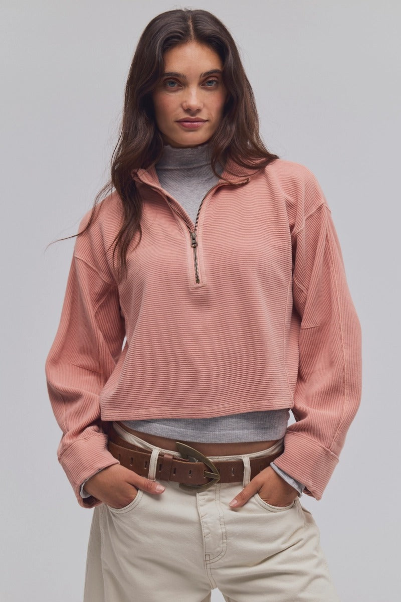 Free People - We The Free Celeste Quarter Zip