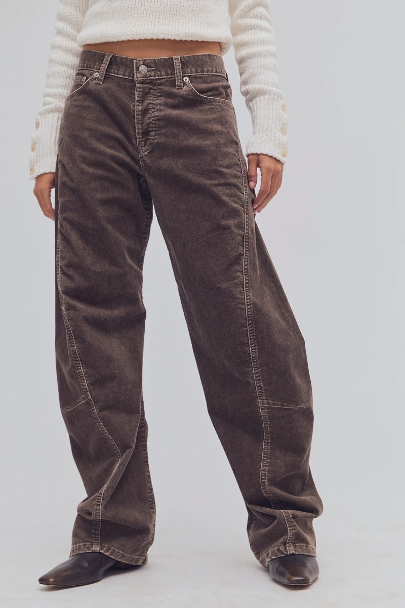 Free People - We The Free Fable Washed Cord Twisted Jeans