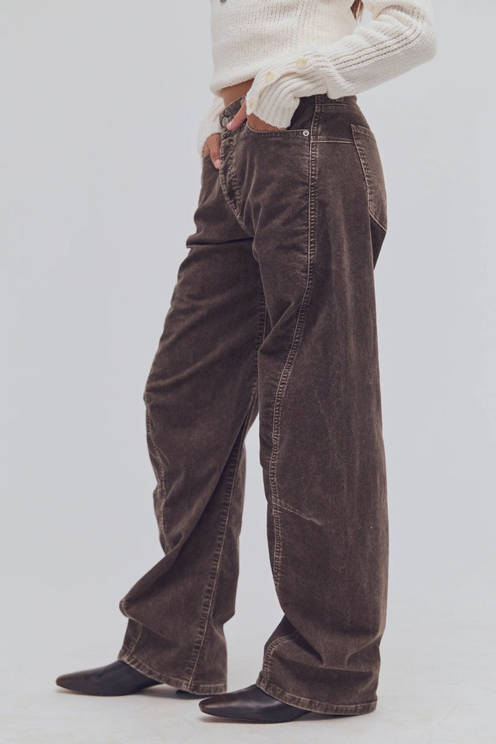 Free People - We The Free Fable Washed Cord Twisted Jeans