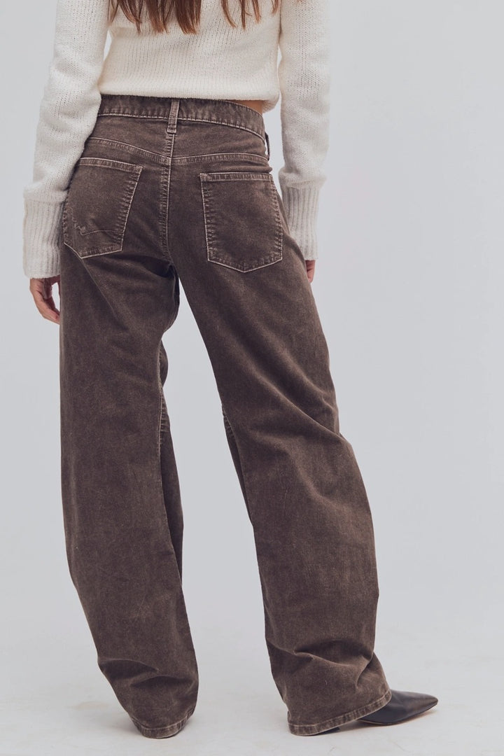 Free People - We The Free Fable Washed Cord Twisted Jeans