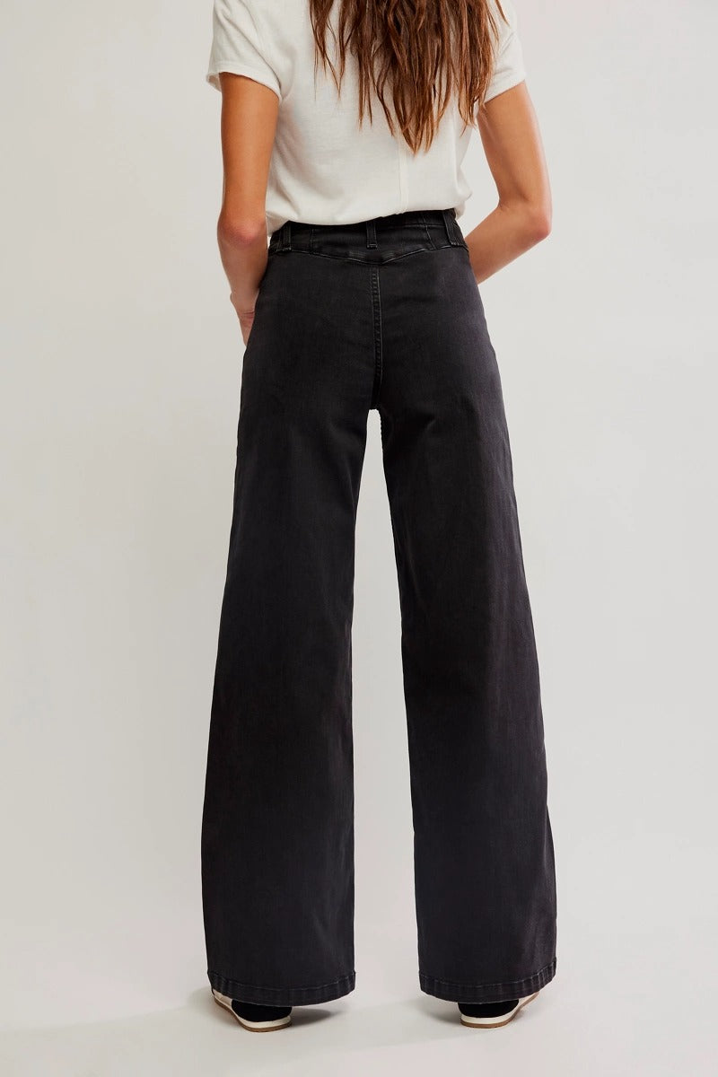 Free People - Libre Wide Leg Denim Pant