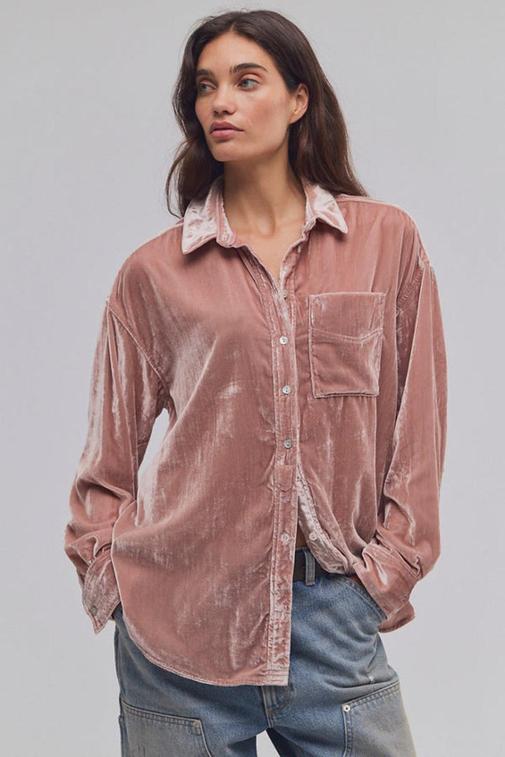 Free People - Lexi Velvet Shirt