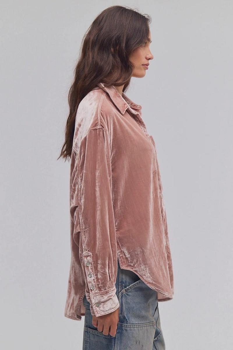 Free People - Lexi Velvet Shirt
