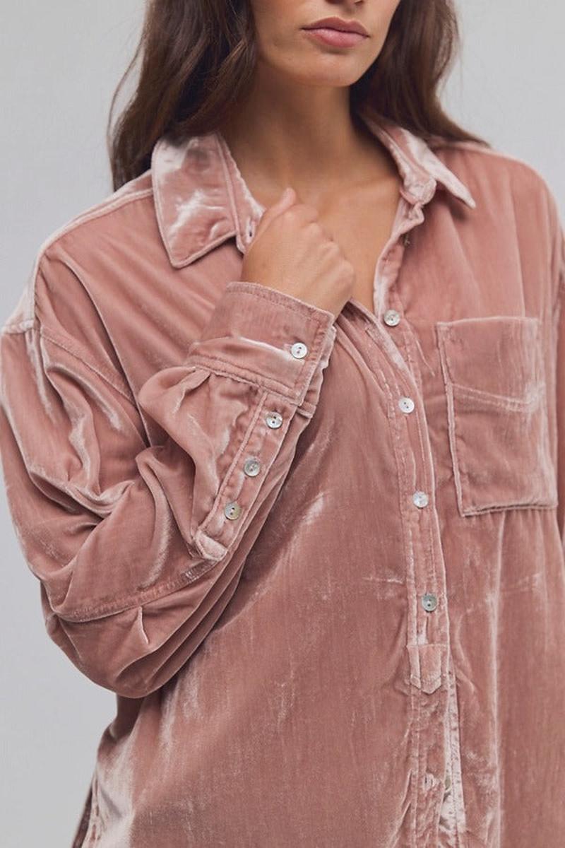 Free People - Lexi Velvet Shirt