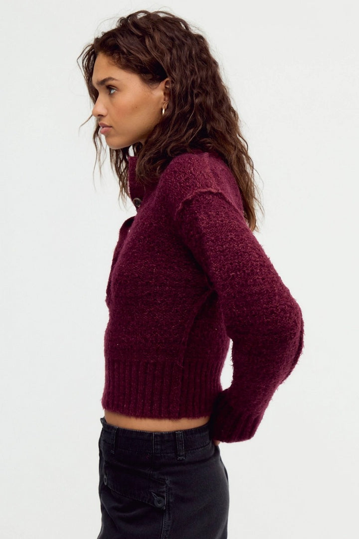 Free People - Tucked Henley Pullover