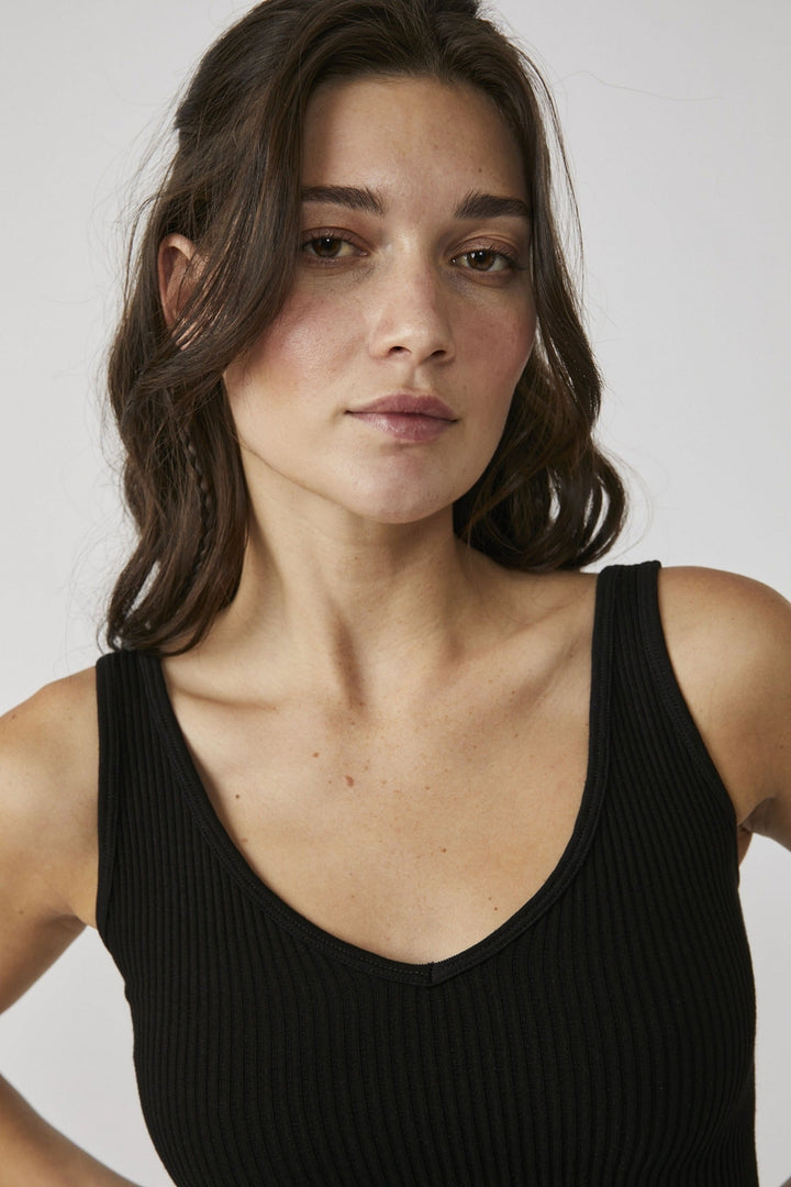 Free People - Solid Rib Brami in Black