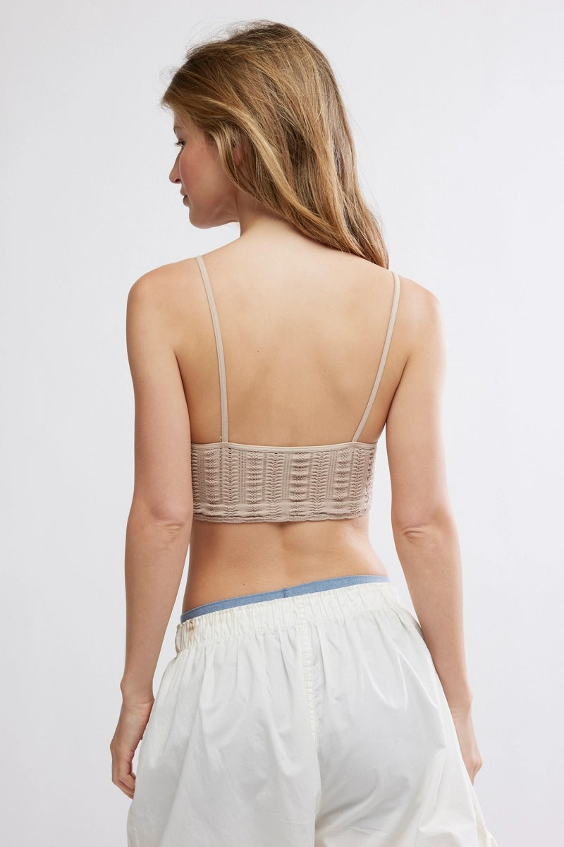 Free People - Heirloom Seamless Bralette in Mushroom