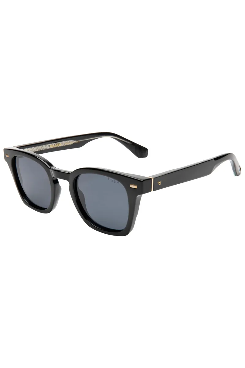 I-SEA - Palmer with Black Frames and Smoke Polarized Lenses