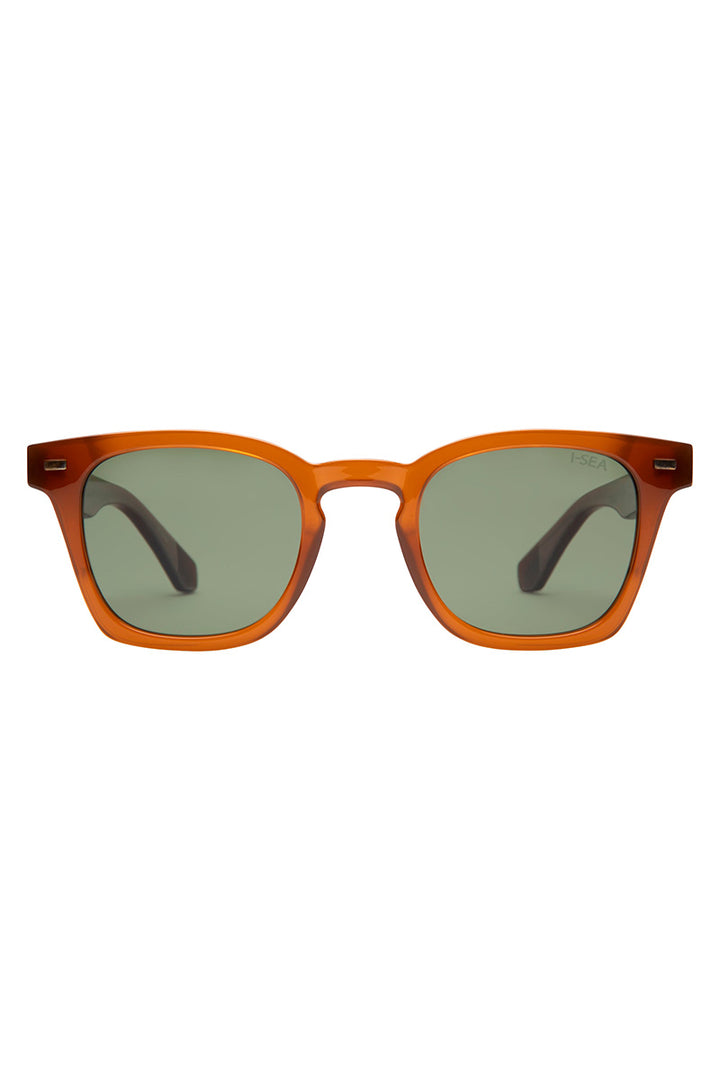 I-SEA - Palmer in Orange Frames with Green Polarized Lenses