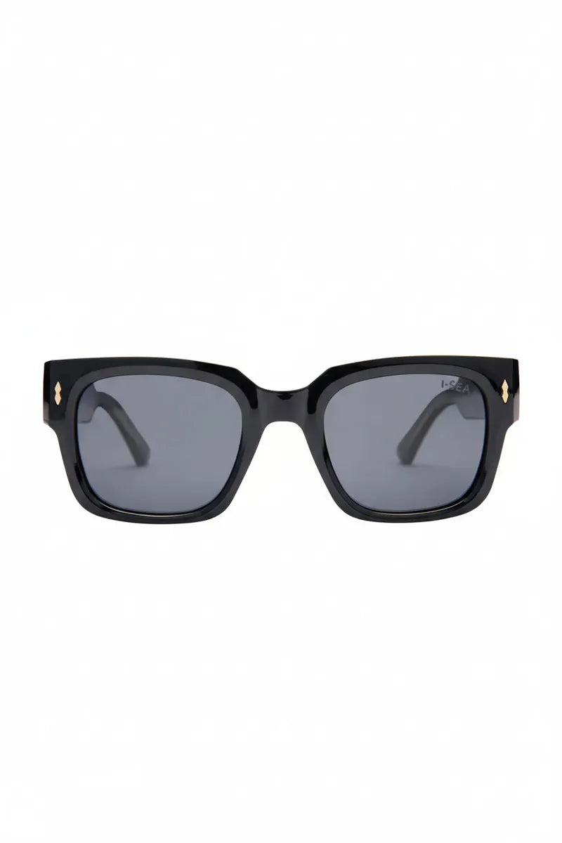 I-SEA - Parker with Black Frames and Smoke Polarized Lenses