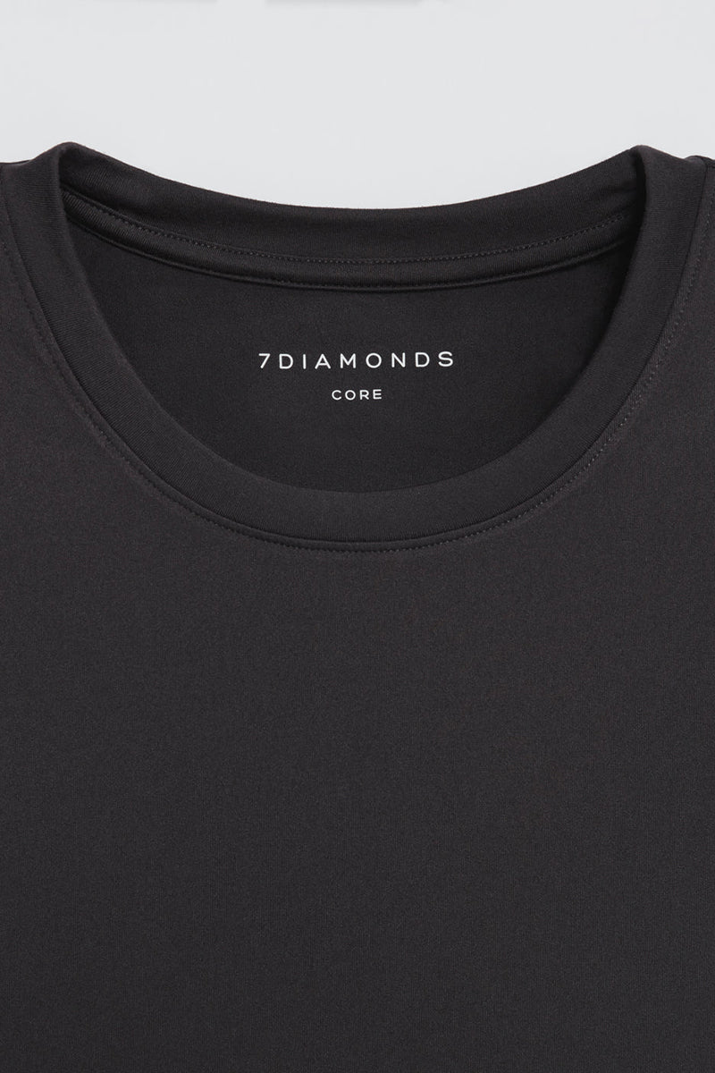 7DIAMONDS - Core™ Crew Neck Tee in Anthracite