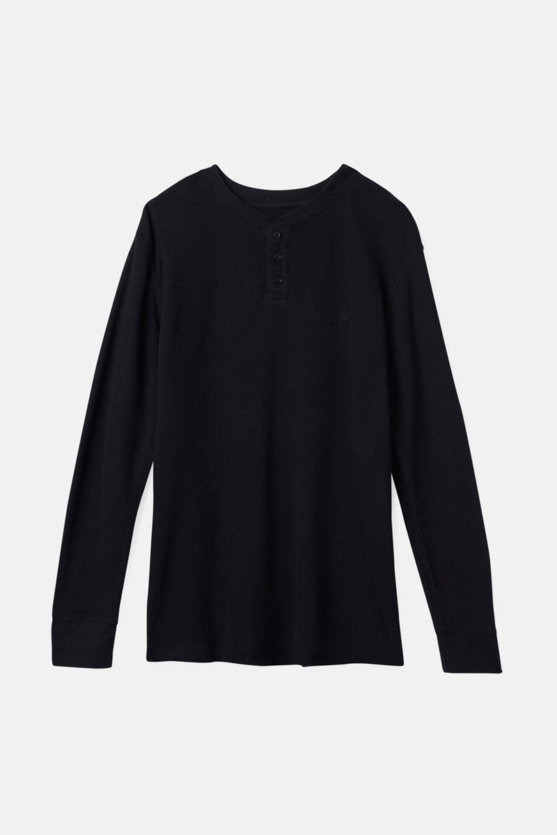 Brixton - Reserve Henley Thermal in Black