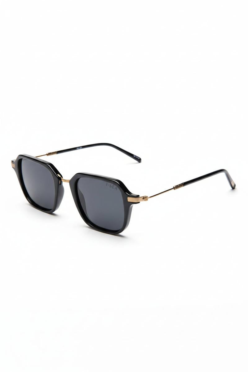 I-SEA - Riley With Black Frame and Smoke Polarized Lenses