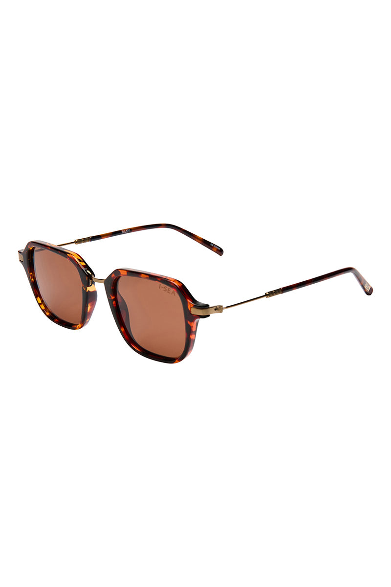 I-SEA - Riley in Tort Frames with Brown Polarized Lenses