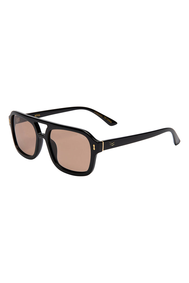 I-SEA - Royal in Black Frames with Cocoa Lenses