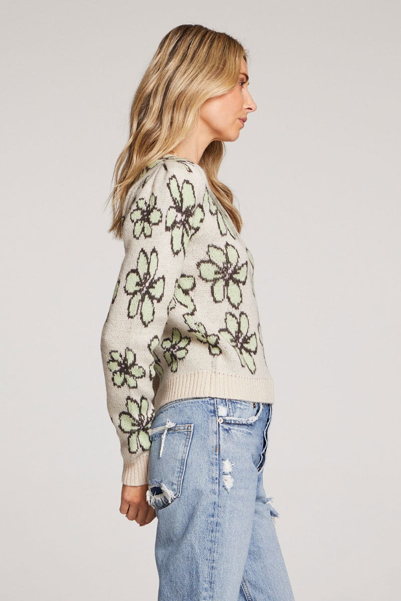 Saltwater Luxe - Glory Sweater in Limelight